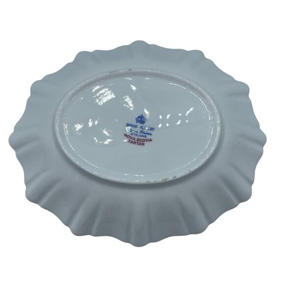 Royal Albert Trinket Dish Nova Scotia Tartan Bone China England Small Bowl - Picture 2 of 5